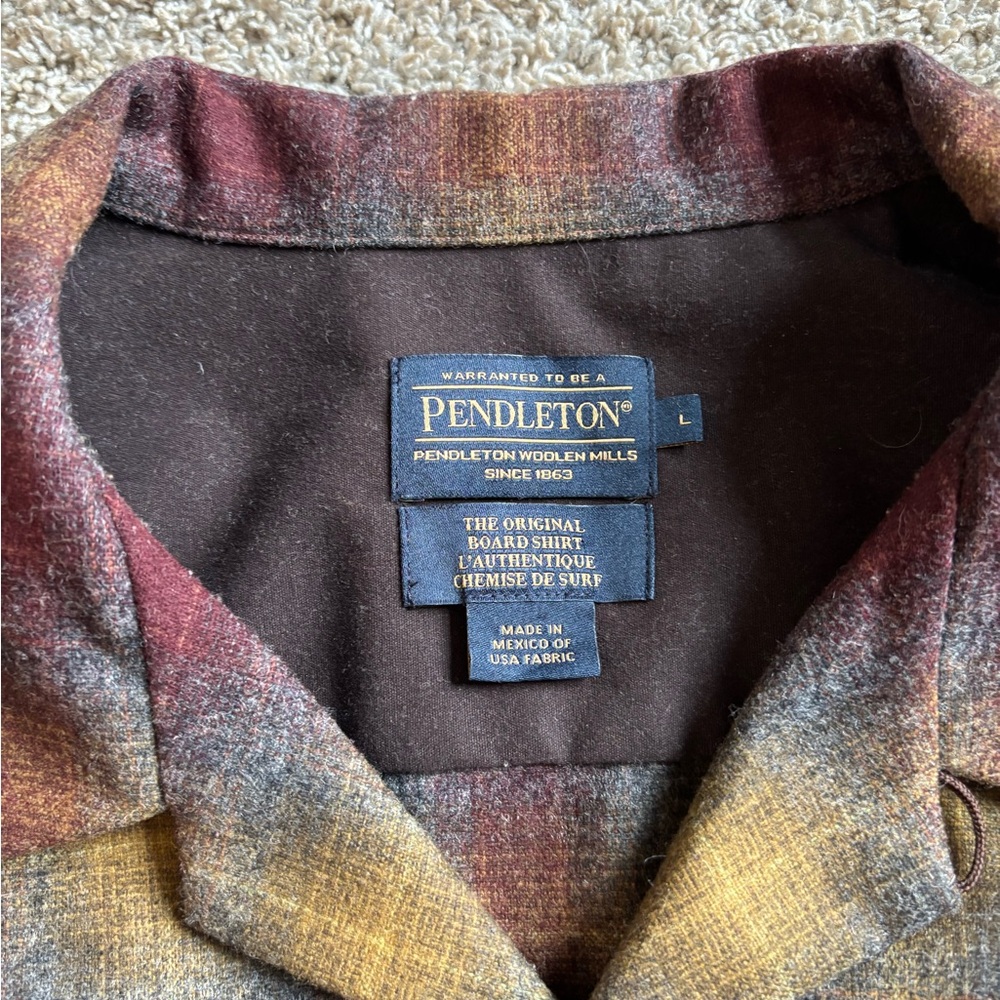Pendleton Original Board Flannel Button-Down Shirt - image 6